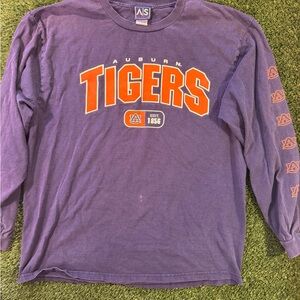 Auburn Tigers Long-Sleeve Tee-Navy Blue